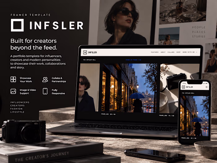 Designed for influencers, content creators,