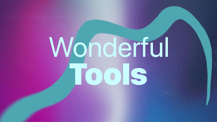 Wonderful Tools. Visual Tribute to Human Creativity