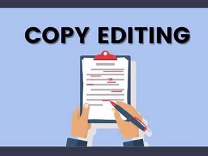 Copy editing