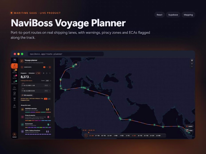 NaviBoss – Voyage Planner for Ships