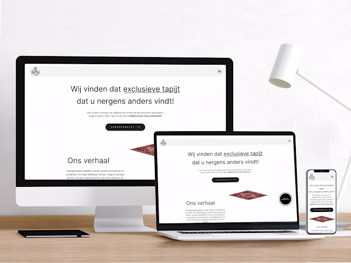 De Tapijt Makelaar – A Framer Web Experience