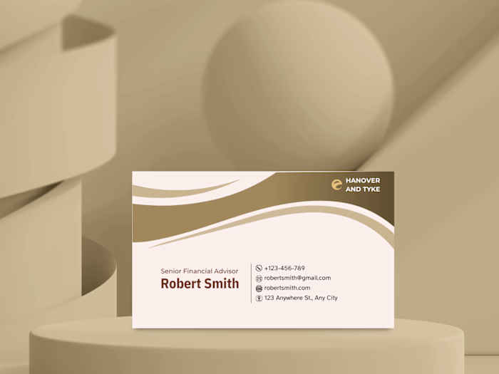 A business card concept for