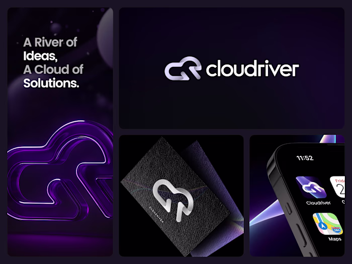 Cloudriver | Logo and Brand Identity Design