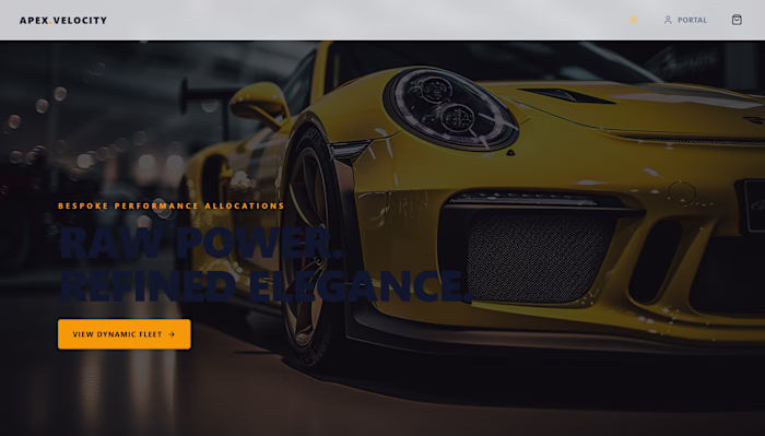 Apex Velocity — Full-Stack Luxury
