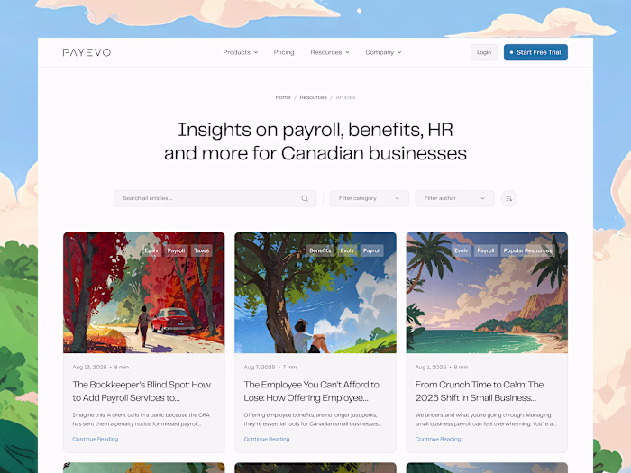 Illustrated Fintech SaaS Blog