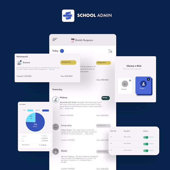 School Admin App
