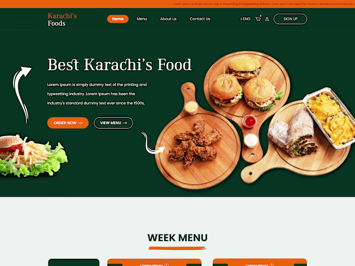 Restaurant Website
