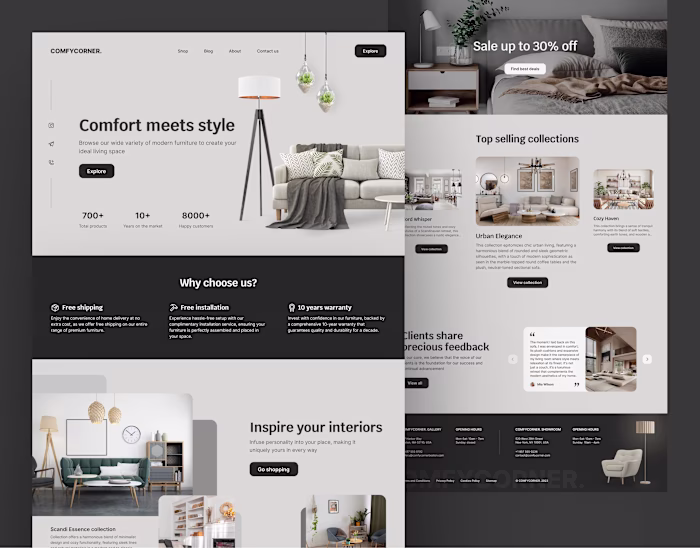 Comfycorner – E-commerce Furniture Store 