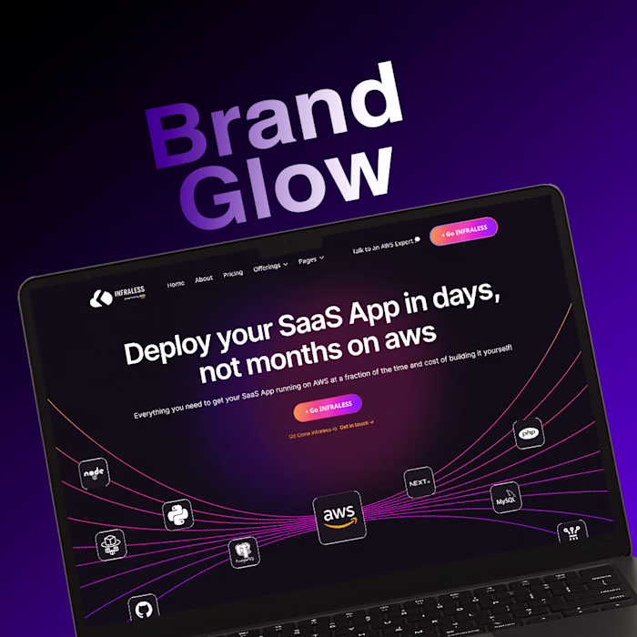 A bold, high-impact SaaS website