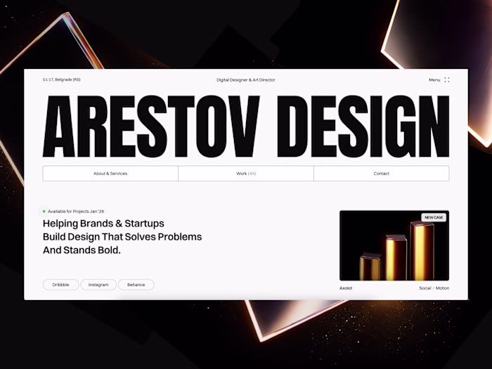 Updated my website on Framer