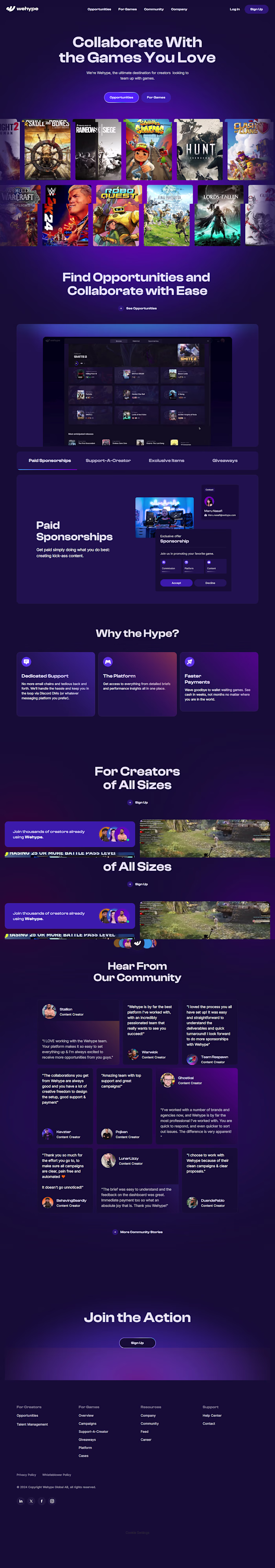 Games You Love (Framer)