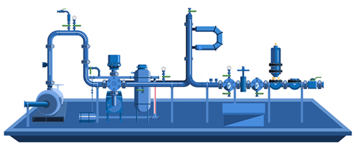 Industrial Facility Technical Illustrations