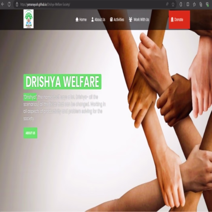 Drishya Non-Governmental Organization Website