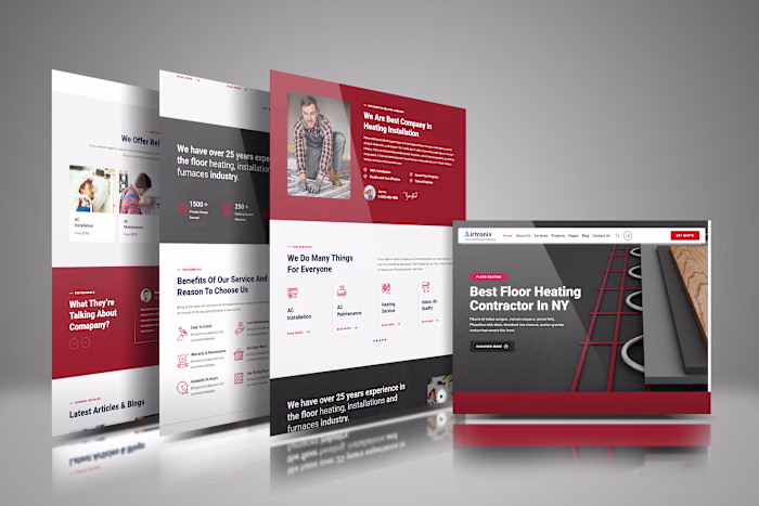 HVAC Website Design
A modern website