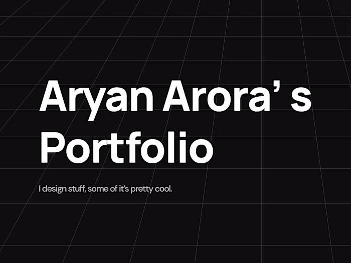 Aryan Arora