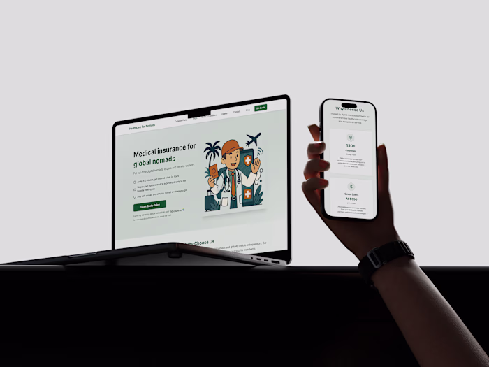 Healthcare For Nomads - Full Design & Development Stack