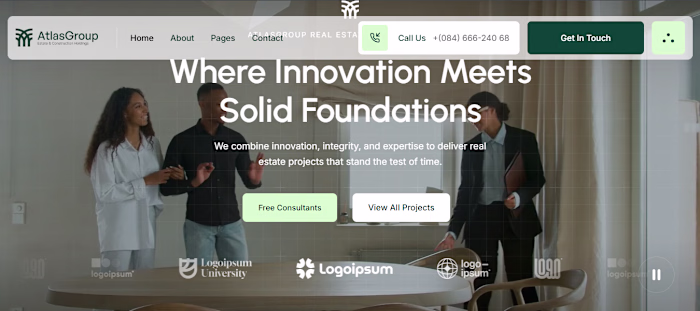 AtlasGroup Webflow Website Development
