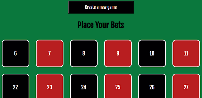 Roulette Game