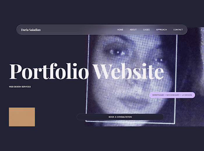 MY NAME IS DARIA SAIADIAN. WHAT'S YOURS? | Portfolio Website