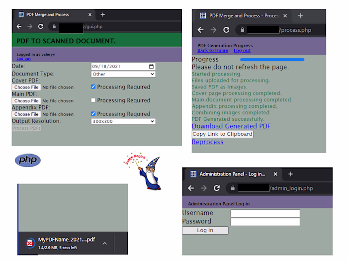PDF Processing Web Application