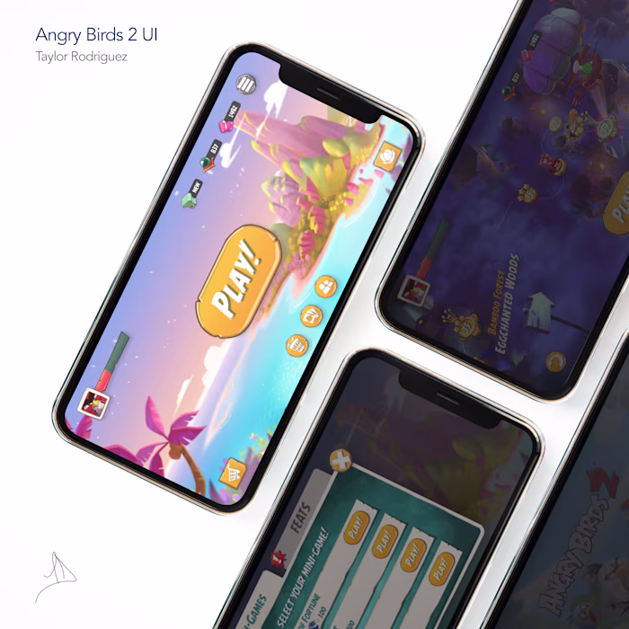 UX/UI Design: Angry Birds 2 Mobile Game