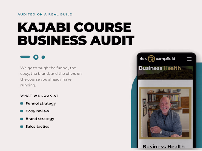 Kajabi Business Audit for Small Business Consultant