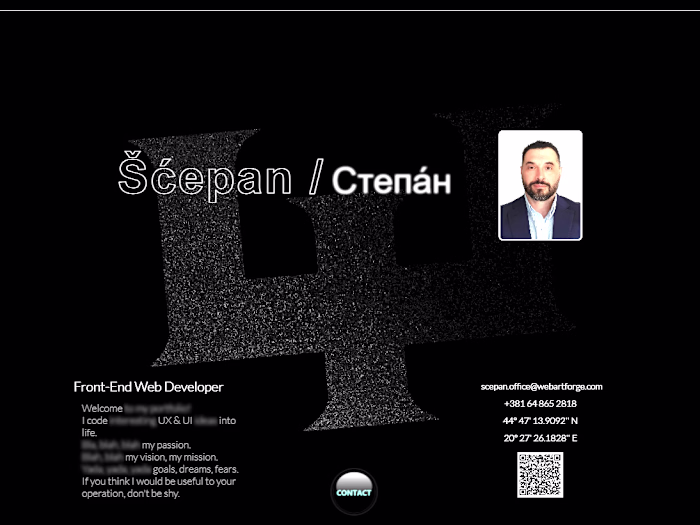WebArtForge Portfolio – Front-End App Development
