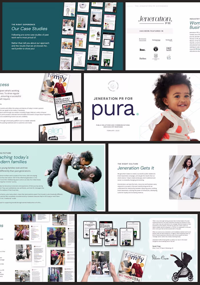 Jeneration PR ✷ Presentation Design