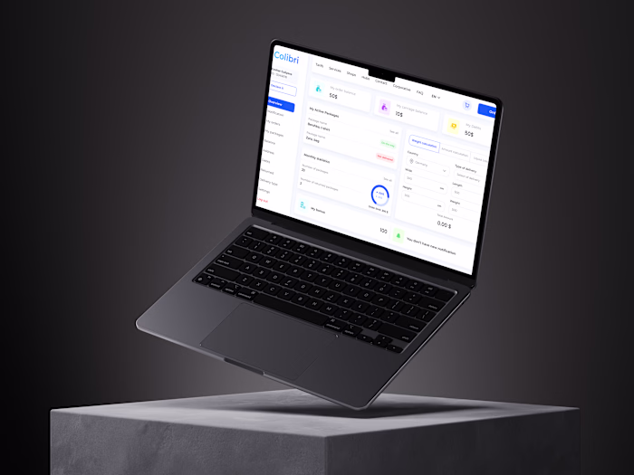 Colibri Cargo delivery website | UX/UI Case study