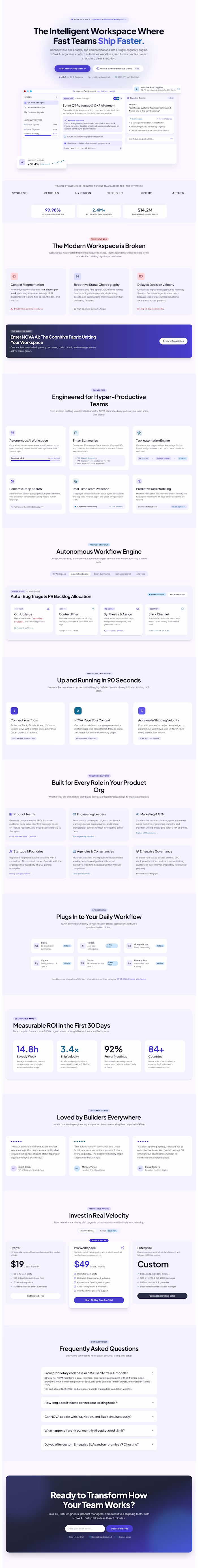 NOVA AI — AI SaaS