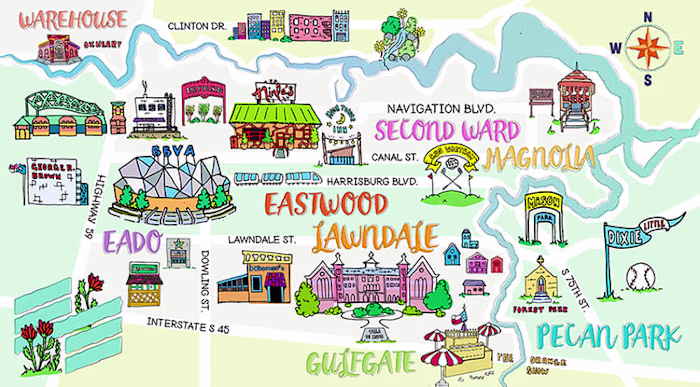 Revenue Shift in Houston's Greater East End