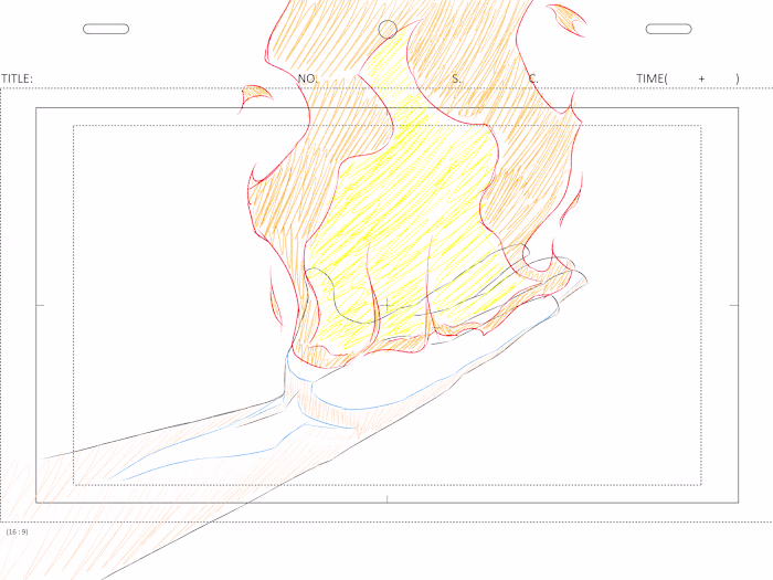 Fire Hand Animation