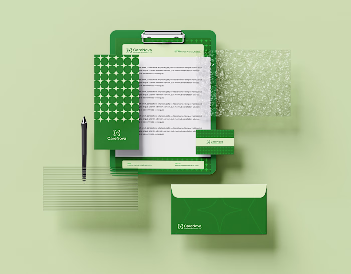 CareNova Pharmaceuticals Branding