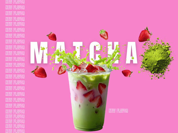 Strawberry Matcha concept screens. 🍓🍵
Following
