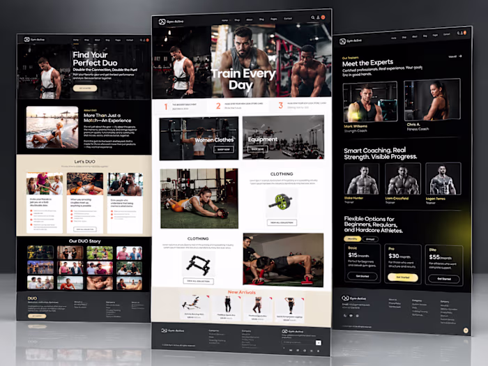 Kajabi Gym & Fitness Website
