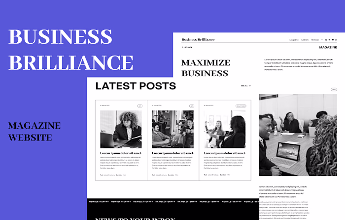 Framer Magazine Website on Behance