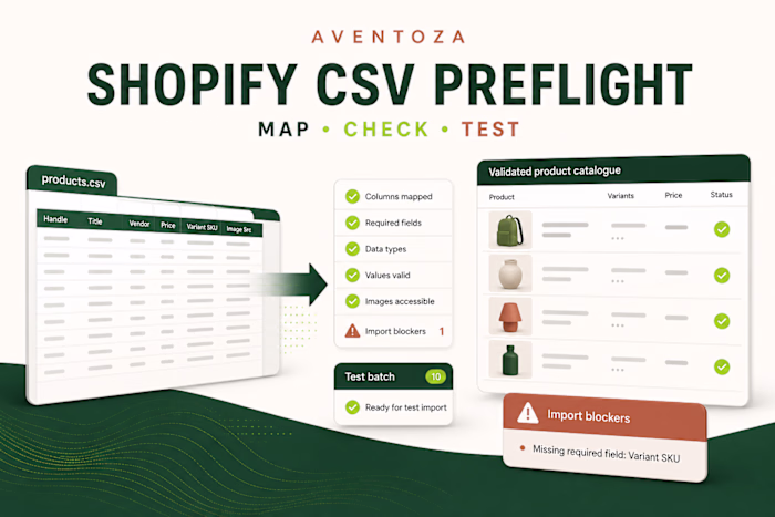 Shopify Product CSV Cleanup & Validation Demo