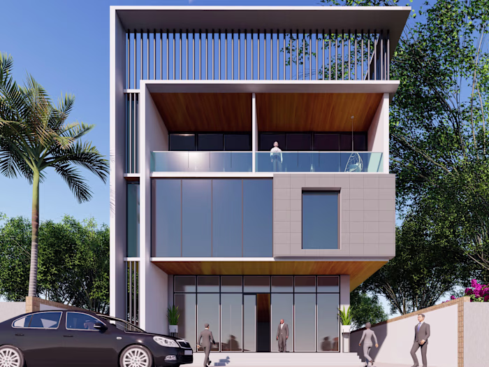 COMMERCIAL + RESIDENTIAL BUILDING