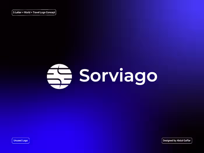 Sorviago Logo, S Letter Logo,