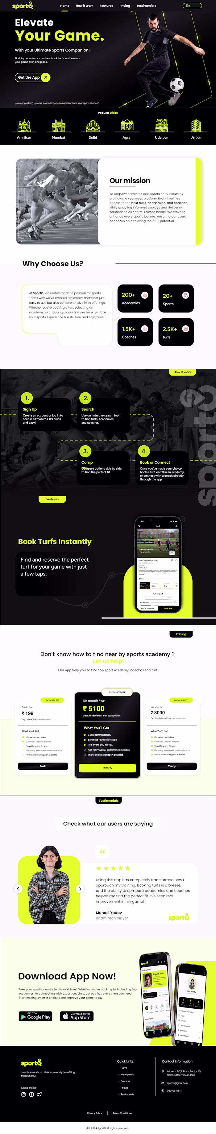 SportQ is a sports discovery