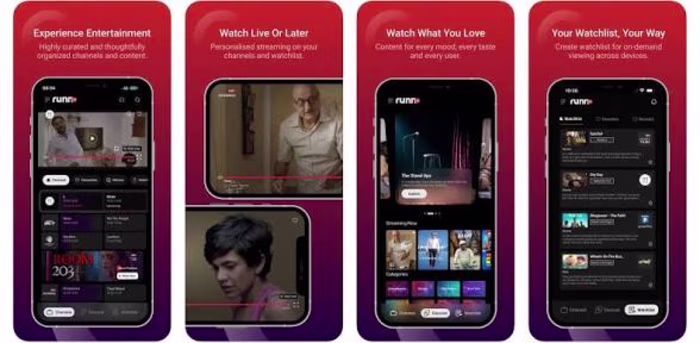 Runn – Entertainment Streaming App