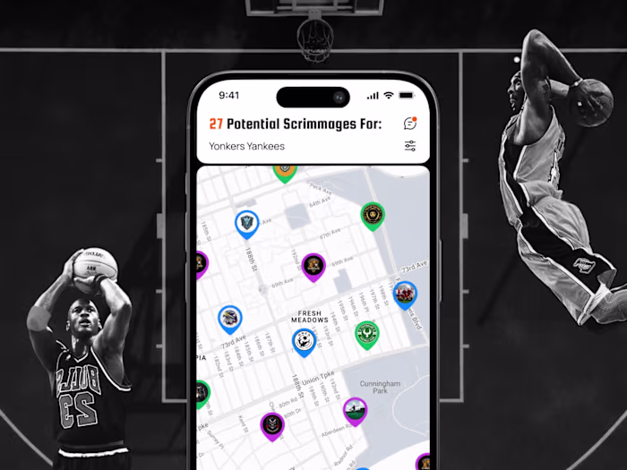 Sports Matchmaking Mobile App UI/UX Design