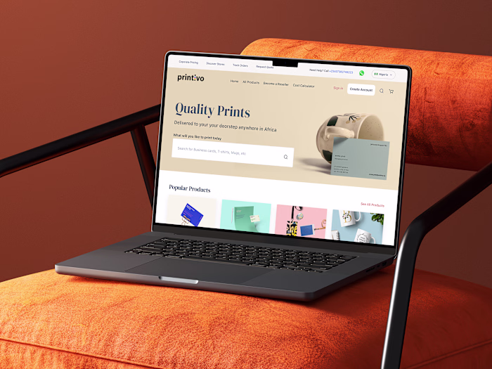Printivo Platform Redesign