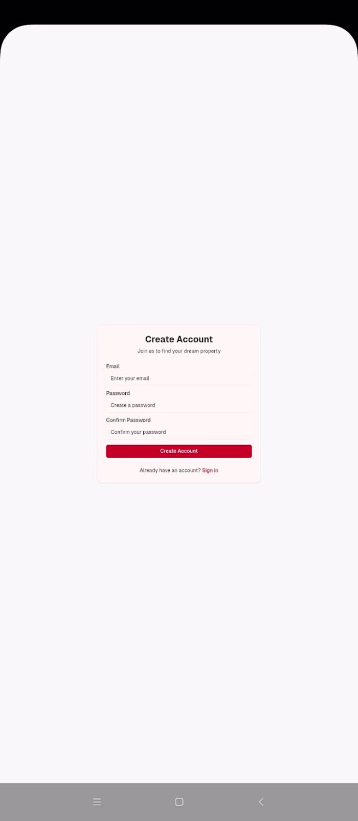 Real Estate Web App