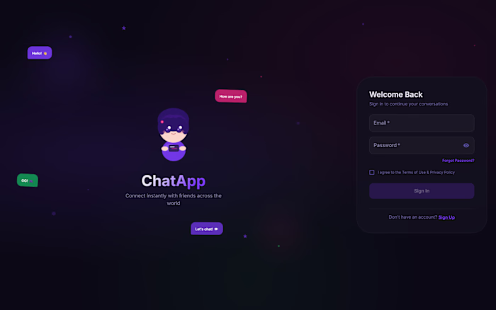 Talknix – a real-time chat