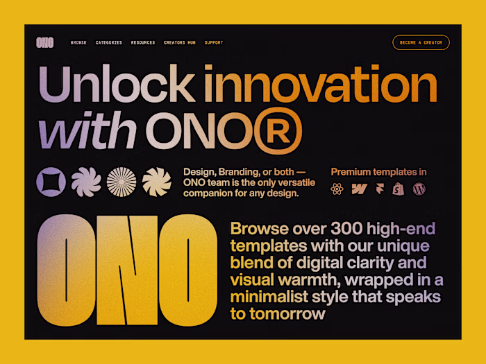 Ono - Design Marketplace