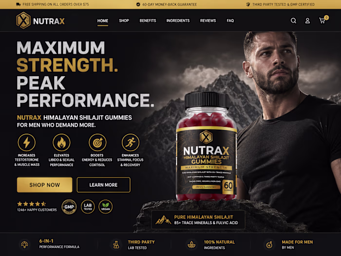 Creative consulting for Nutrax —