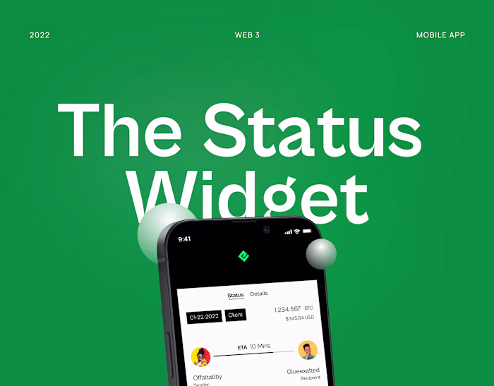 The Status Widget - A Design Exploration