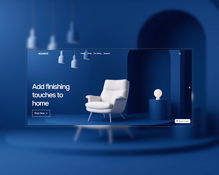 NUVANTE eCommerce Template Design
