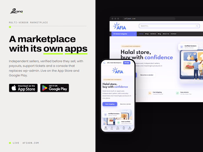 Multi-vendor Marketplace, Vendor Dashboards, Mobile Apps